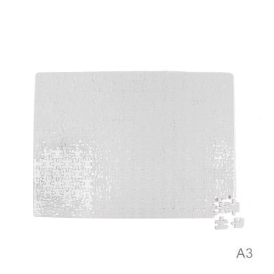 China DIY TOY Yinsa PZ004 Factory Sparkle Puzzle White Cardboard Printed 40 Piece Puzzles Sublimation Custom Puzzles A4 20*29cm for sale