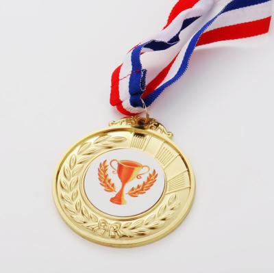 China Custom Health Care Institutes Yinsa JP002 Medals Souvenir Medallions Gold Metal Sublimation Medal for sale