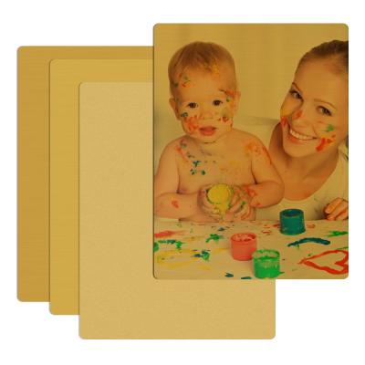 China Yinsa AL003G Amazone Hot Sale 30*60cm Aluminum Foil Printing Heat Sublimation Transfer Photo Board for sale