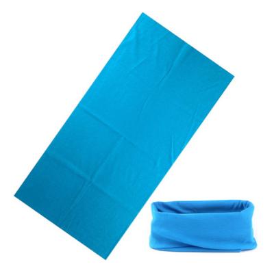 China Yinsa YMZ002 Bandanas Multifunctional Face Mask Seamless Scarf Multifunctional Custom Printing Light Blue Tube Sublimation Sports Neck Cuff for sale