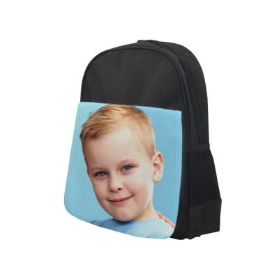 China Yinsa BA010 Other New Style Personalized Custom Black Sublimation Blank Kids School Bags Backpacks for sale