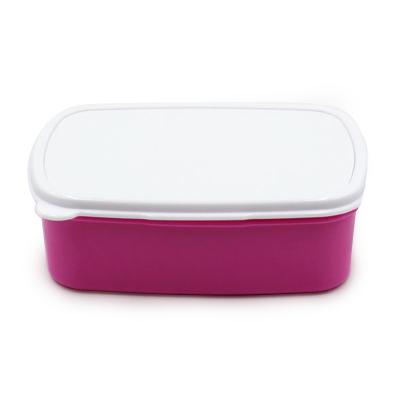 China Yinsa TGH05 household candy snack storage box pink plastic recyclable custom box popular sublimation plastic lunch box for sale