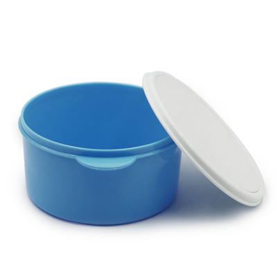 China Yinsa TGH04 Good Quality Recyclable Promotional Various Sublimation Blanks Lunch Box 15*7cm Blue Round Plastic Candy Box for sale