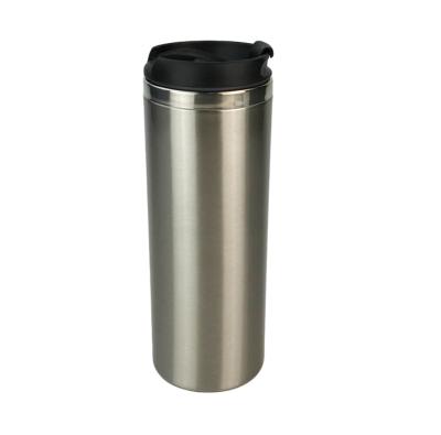 China yinsa ST044 16oz/500ml Stainless Steel SilverTravel Coffee Cup Eco-friendly Reusable Tumbler Cup Travel Flask for sale