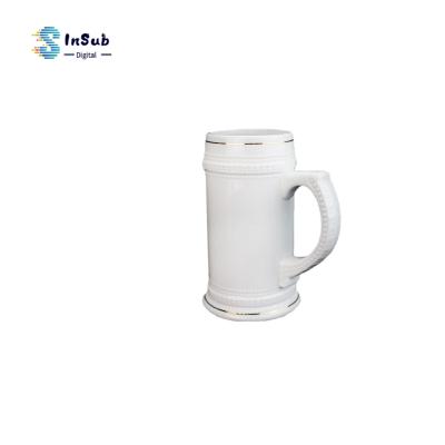 China Yinsa M054 Sublimation Sublimation Ceramic Mug 22oz Viable Custom Ceramic Beerr Mug for sale