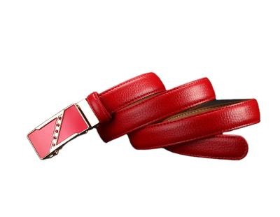 China Comfortable promotion color high quality customized comfortable leather belts for women for sale