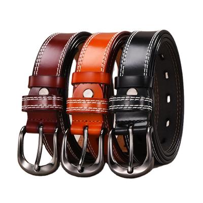 China New Top Quality Creative Selling Comfortable Fashion Women's Leather Belt Customizable for sale