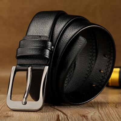 China Comfortable Wholesale Customized Business Fashionable Pin Buckle Casual Belt for sale