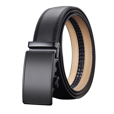 China Comfortable Belt Men's Business Two-Layer Whip Guangzhou Automatic Buckle Custom LOGO Belt Factory Wholesale for sale