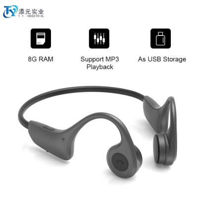 China Richer Bass Bone Conduction Earphone Osteoconductive Headphones Handsfree Stereo Earbuds BT High Fidelity In Ear Working for sale