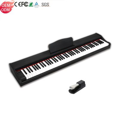 China Digital Piano Straight Hair Digital Piano Electronic Portable Electric Piano Keyboard 88 Keys for sale