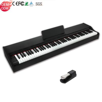 China Portable Digital Piano 88 Keys Digital Piano Midi Keyboard Piano Weighted Musical Instruments for sale