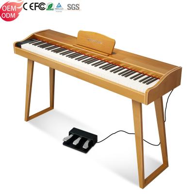 China Digital Piano Electric Wooden Master Piano 88 Digital Piano Solid Wood for sale