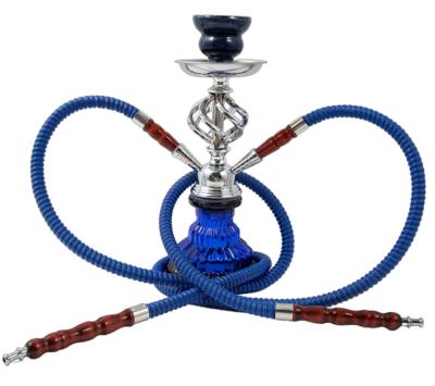 China Portable Light Weight Cheap Chicha Glass Nargile Hookah Shisha With Ceramic Bowl And 2 Hose Acrylic Hookah for sale