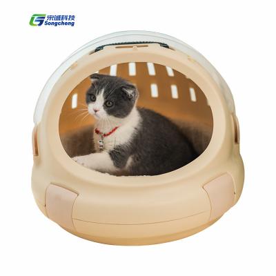 China Dismountable High Quality Multifunctional Partially Enclosed Designer Cat Capsule Portable Single Cat Nest for sale