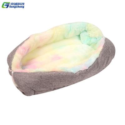 China Stored 2 in 1 Four Seasons Place Kennel Warm Sleeping Cathouse Cat Bed House Small and Medium Dogs Puppy Nest for sale