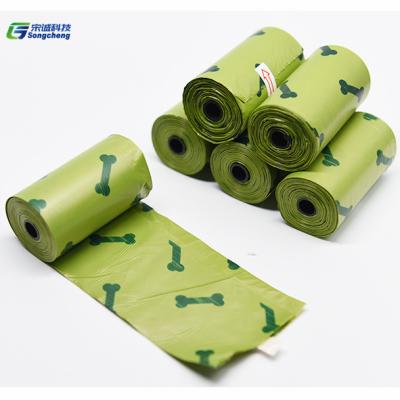 China Sustainable Hot Sale Outdoor Dog Clean Accessories Pet Products Small Selection Waste Up Poop Bags Dog Poop Bag for sale