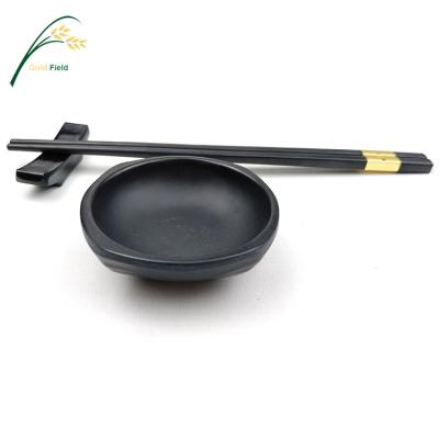 China Viable High Gloss Black Health PP Allies Japanese Tableware for sale