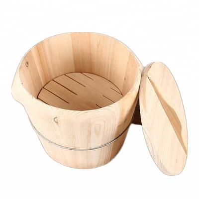 China Sustainable Pine Wood Rice Food Steamer for sale