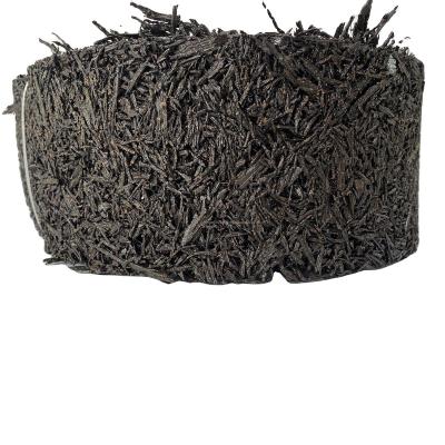 China Environment-frendly recycled black rubber mulch border for landscaping for sale