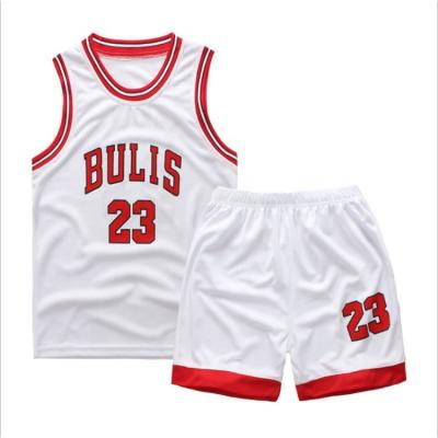 China Antibacterial Top Quality Fitness Sets Custom Basketball Uniform Latest Basketball for sale