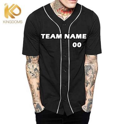 China 2021 Wholesale Men's White V Neck New York Team Antibacterial Logo Sublimation Baseball T-Shirts Uniform Custom Made Tank Top for sale