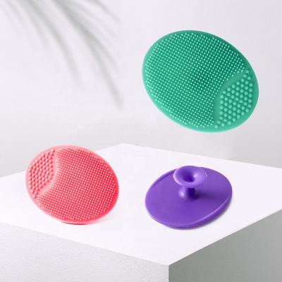 China Waterproof SkinSoother Baby Bath Silicone Brush Shampoo Massage Baby Dry Skin Wet Silicone Bath Brush Te koop