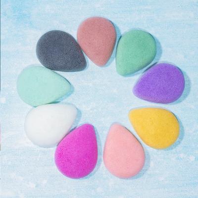 中国 All Natural Waterdrop Private Label Sponge Bio Konjac Sponge Sponge 100% Natural Shape Natural Konjac Facial Sponge 販売のため