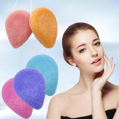 Cina Waterdrop konjac organic konjac sponges natural deep cleansing facial sponge body shape konjac sponge in vendita