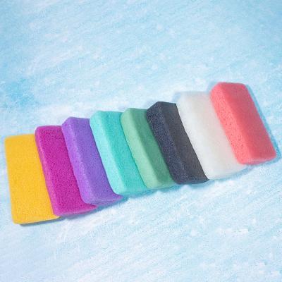 Cina All Natural Hot Selling Square Wholesale Brick Shape Makeup Beauty Facial Cleansing Konjac Natural Organic Sponge Exfoliating Konjac Sponge in vendita