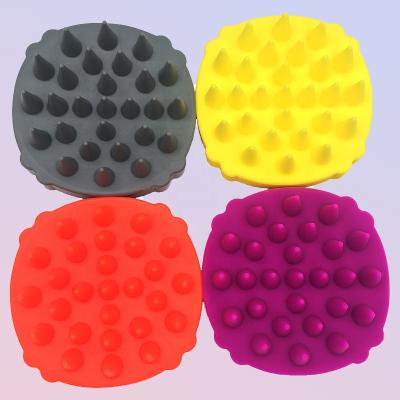 China Soft Washing Comb Silicone Hair Scalp Sweep Head Wet Dry Massager Massage Shampoo Scalp Massager Brush for sale