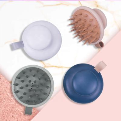 China Private Label Food Grade Silicone Waterproof Soft Hair Massage Brush Shampoo Scalp Care Comb for sale