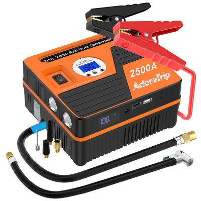 China Multifunctional 6 in 1 New Arrival Portable Car Jumper Cables Car Battery Jump Booster Jump Starter for sale