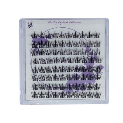 China Natural Soft volume natural lashes mixed lengths 10 mm to 16 mm D curl lash clusters  DIY lash kits for sale