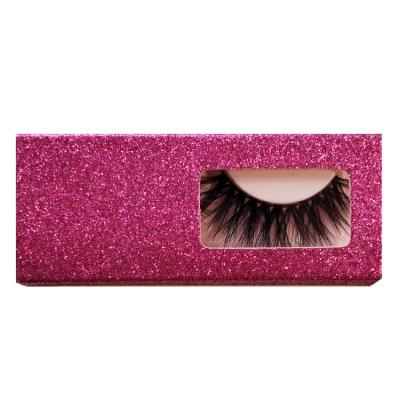 China Natural Soft Eyelash Register Brand Name logo box customization Eye lashes wispy mixed length false lashes faux mink eyelash extension for sale