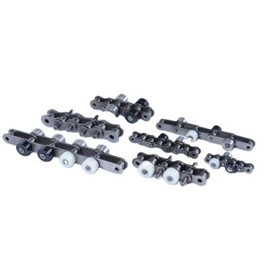 China Low Noise Equipment Accessories 08A-CG(DG)JN/10A-CG(DG)JN Short Pitch Side Roller Conveyor Circulation Chain for sale