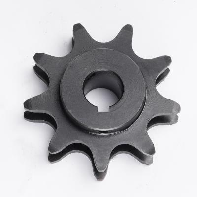 China Common Equipment Accessories Standard Transmitting Power Chain All Steel Mechanical Double Speed ​​Master And Slave Sprocket for sale