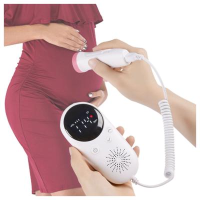 China Fast Delivery 2.50Mhz Ultrasound Home Doppler Fetal Monitor Portable Baby Health Monitor For Home Used for sale