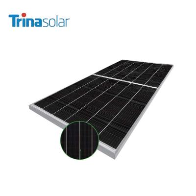 China Trina Solar Panel 210mm Solar Cell Panel 405w 400 495w 505w 540w Watt Solar Panels With Grid Tie Solar Inverter 182mmx182mm for sale