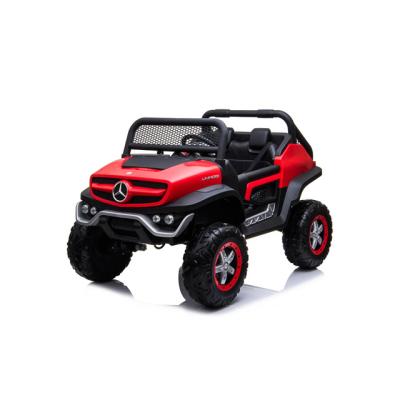 China Ride On Toy Rechargeable Battery Powered Kids Suv Licensed Unimog Children UTV Kids Car Ride On 24v Car Battery Cars for sale