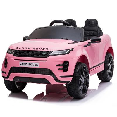 China Safety Hot Model Rover Licensed Evoque Range Battery Operated Electric Kids Ride On Car With 2.4G EVA Wheels Leather Seat Remote Control for sale