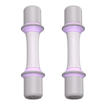 China Adjustable Dumbbell Rubber Covered Women Body Exercise Slimming Fitness Dumbbell Weights Yoga Dumbbells for sale