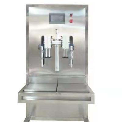 China Semi Automatic Food Factory Price 2 Nozzles Stick Liquid Lubricants Double Head Type Filling Weight Machine for sale