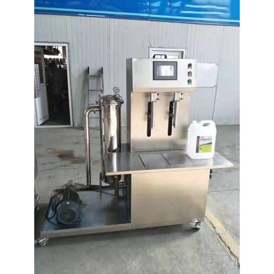 China Semi Automatic Pneumatic Electric Multifunctional Food Packaging Weighing Type Liquid Filling Machine for sale