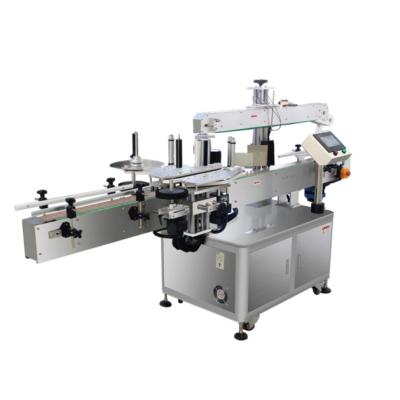 China Automatic labeling machine good quality vertical high performance automatic POS round bottle labeling machine maker with printing function for sale