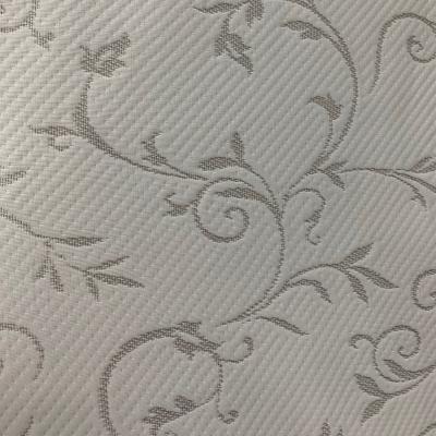 China Sale 100% Polyester Brocade Jacquard Mattress Cover Fabric Fire Retardant for sale