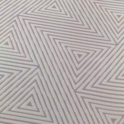 China New Fashion Fire Retardant Geometric Pattern Knitted Jacquard Fabric For Mattress for sale