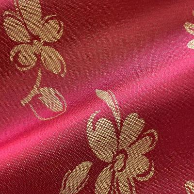 China Flame retardant latest design floral jacquard woven fabric for mattress 12picks for sale