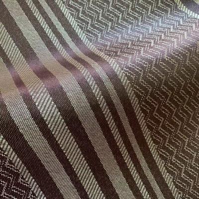 China New Stripe Pattern 12 Picks 50%polyester 50%polypropylene Fire Retardant Woven Fabric For Mattress for sale