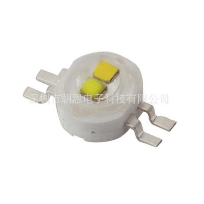 China Light therapy 2*1W white+warm bi-color 2in1 white led chip beauty lamp use high power LED encapsulation series for sale